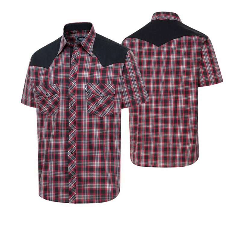 ref Y-08 Chemises occidentale country western Stars and Stripes hommes