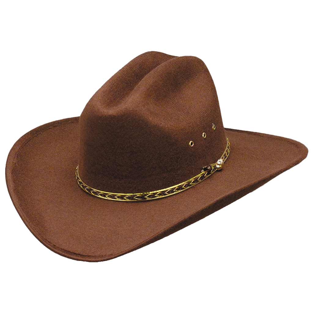 Chapeaux country couleur marron femme, homme