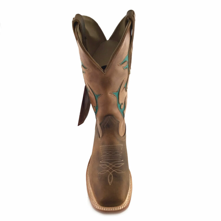 Bottes De Cowboy Boulet Canada - Femme 8.5C - Noir/Marron - Multicolore - Cuir - Vintage