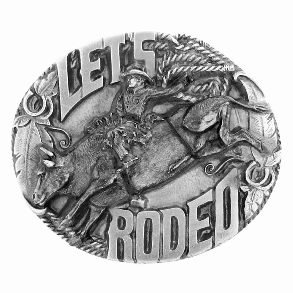 Boucle De Ceinture Western Ovale – Finition émaillée USA, Métal, Style Cowboy