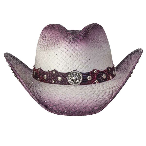 Chapeau Cowboy En Paille Décontracté - Large Bord Anti-UV - Unisexe - Idéal Plage, Randonnée, Voyage