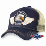 TC EAGLE blue bordeaux Casquette western Stars and Stripes unisexe