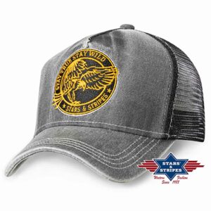 TC STAY WILD grey Casquette western Stars and Stripes unisexe