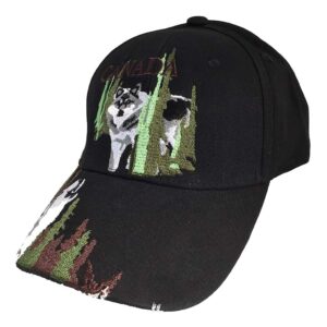 YSC5741 LOUP BLACK USA WESTERN COUNTRY color NOIR UNISEXE