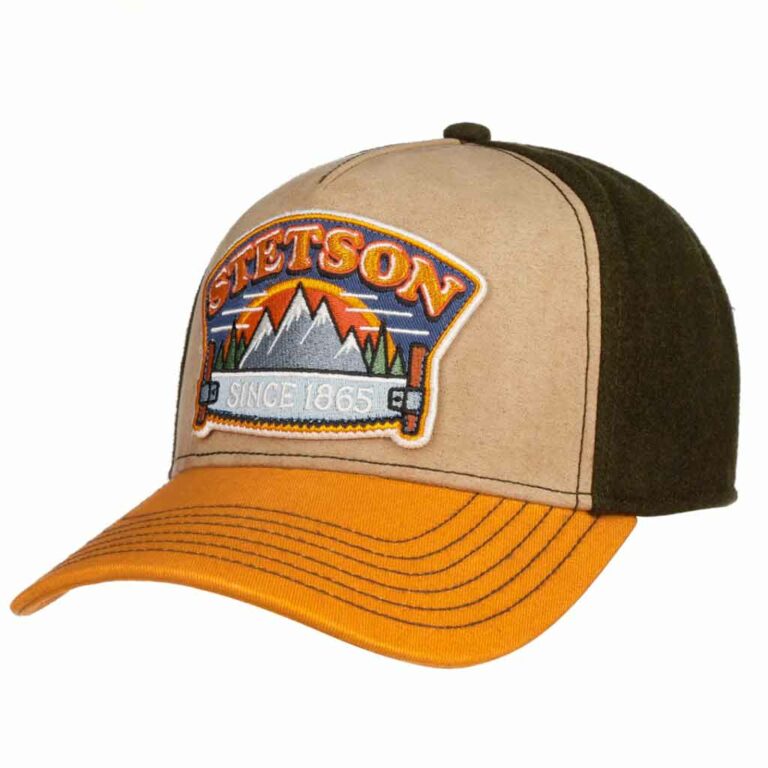 7761129  Casquette Stetson orange Trucker Cap American Heritage Western unisexe