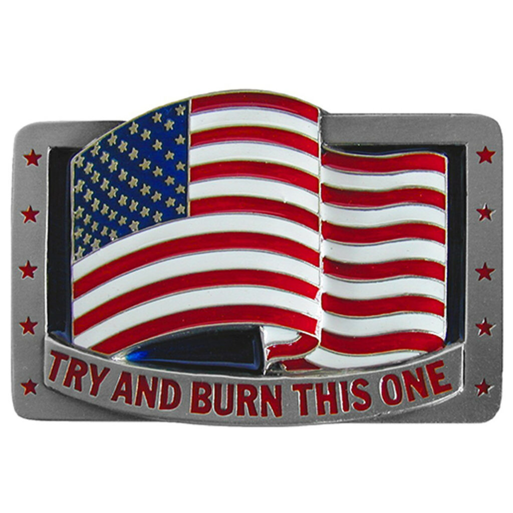Boucle de ceinture militaire US vintage – originale Made in USA – patine authentique - Collection
