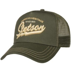 7751171 Casquette Stetson KAKI trucker cap American heritage unisexe