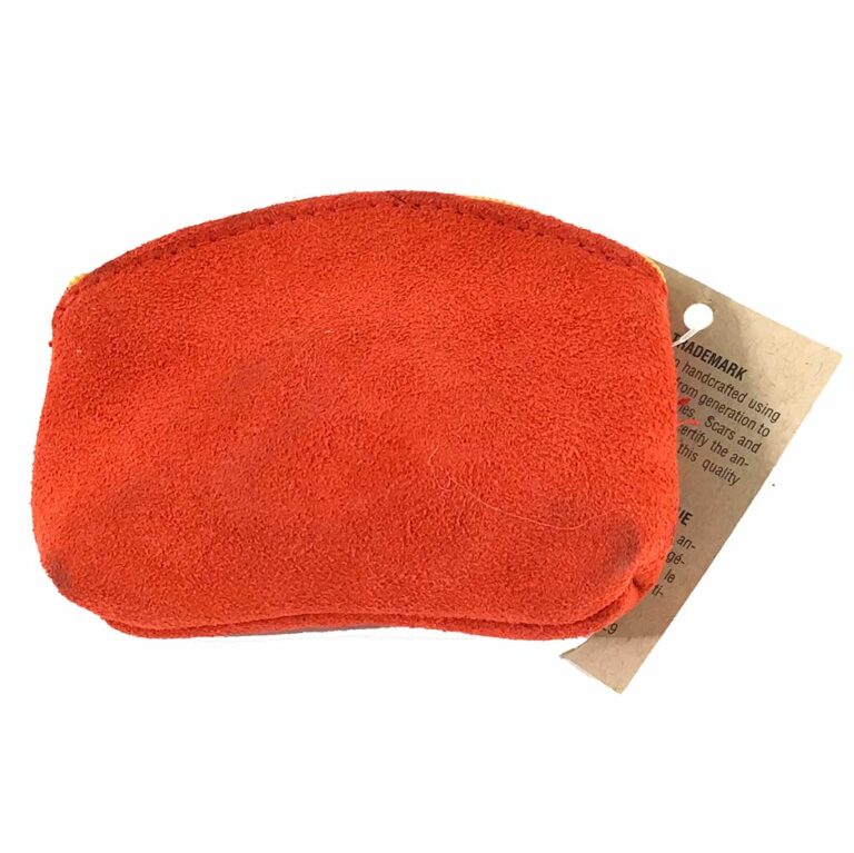 ref 132R Porte monnaie rouge avec perles AMERINDIEN HURON 5 Nations Canada – Image 3