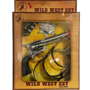 50537 set cowboy revolver étoile et éperons ENFANT pour enfant