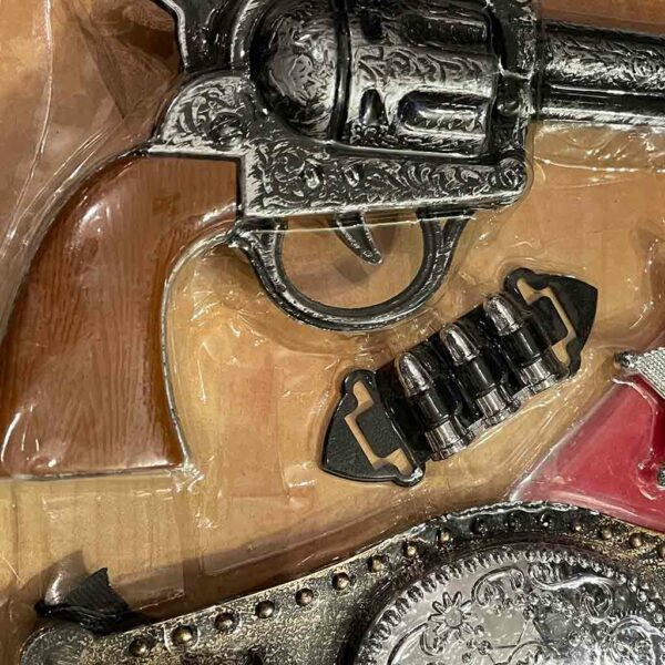 50566 set cowboy revolver ceinture étoile et bandana pour enfant