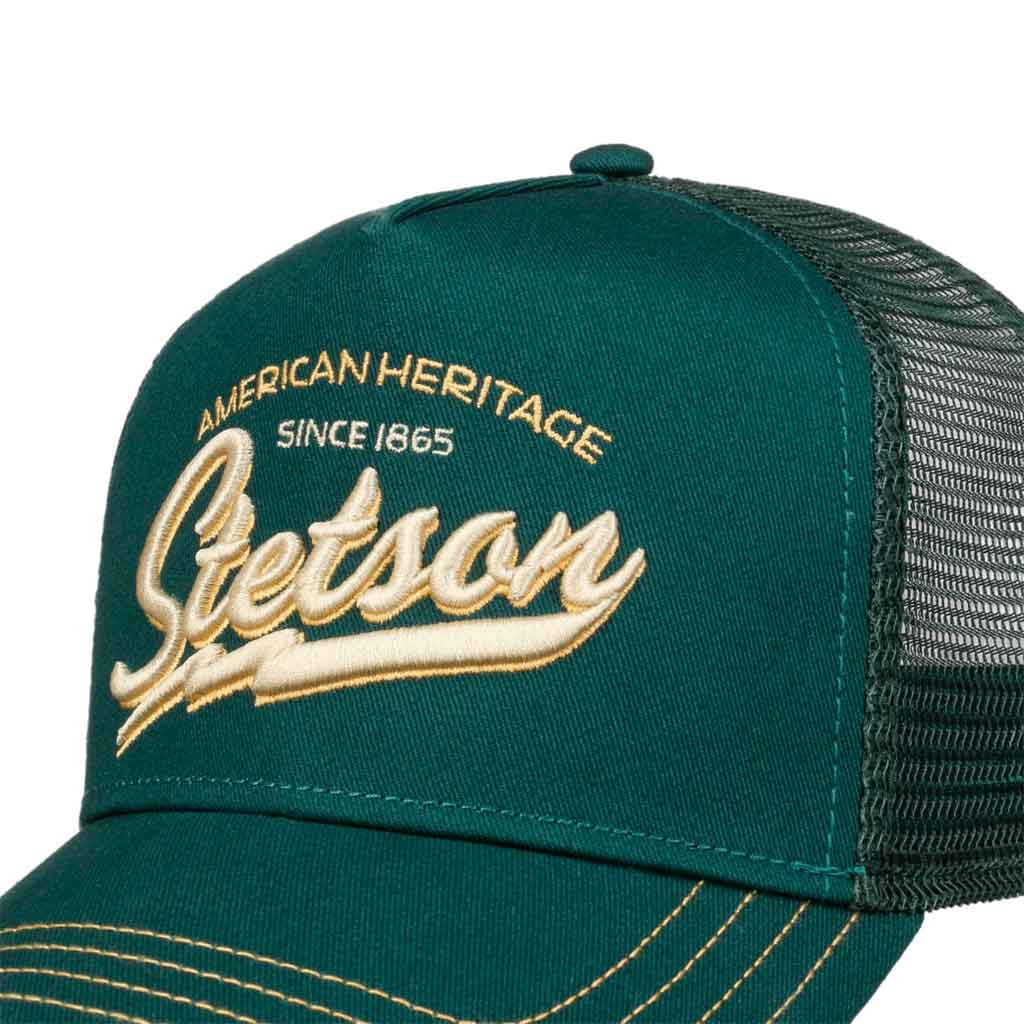 Casquette Stetson Trucker Cap AMERICAN HERITAGE color vert Anglais unisexe 7751171 – Image 2