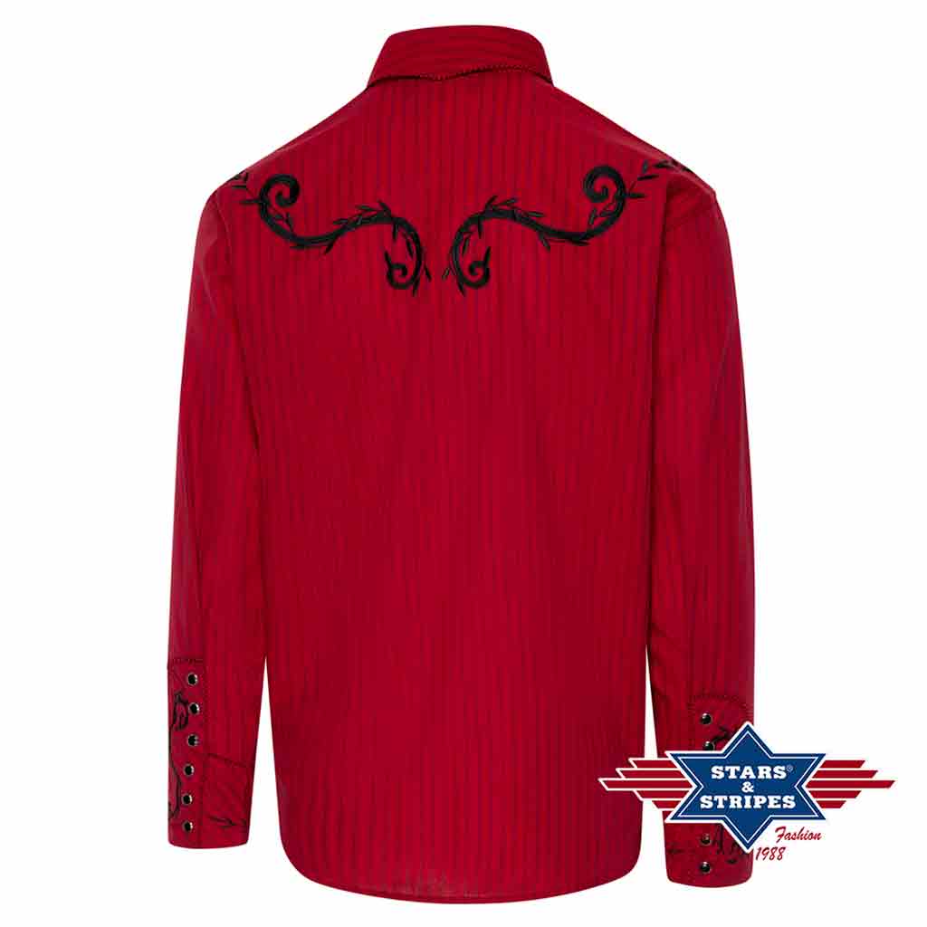 Chemise Cowboy Homme à Manches Courtes - Style Western Brodé, Look Hippie Ou Country - Légère Et Décontractée