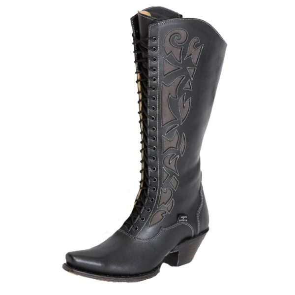 WBL-30 boots western country noir Stars and Stripes femme