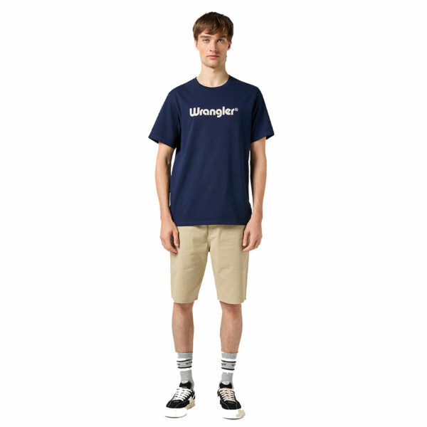 112350524 Tee shirt Wrangler Frame Logo Tee in Navy western homme