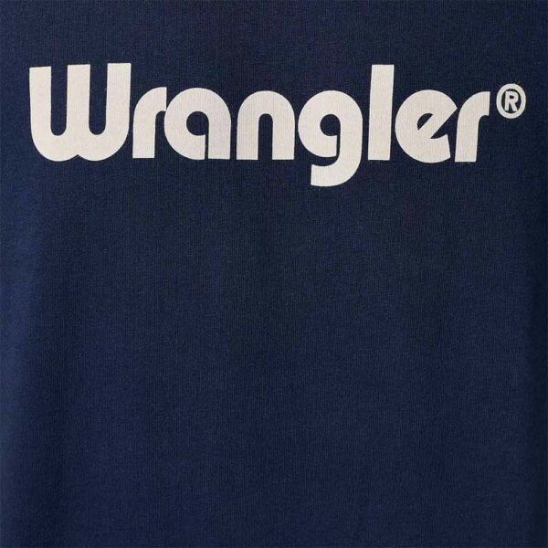 112350524 Tee shirt Wrangler Frame Logo Tee in Navy western homme