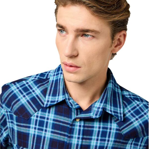 112362899-SHORT-SLEEVE-WESTERN-Wrangler-bleu-country-western-homme