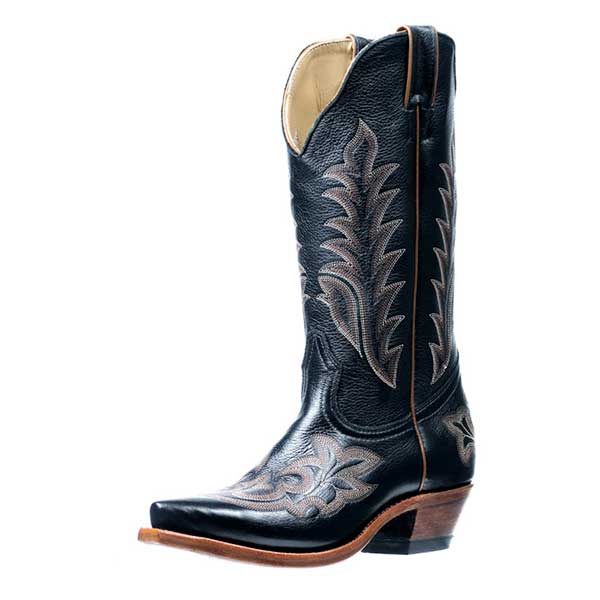 4945-boots-Boulet-bout-pointue-western-country-femme-noir-la-joya-Strasbourg