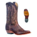 3929-boulet-botte-country-western-homme-cuir-marron-la-joya-western-Strasbourg