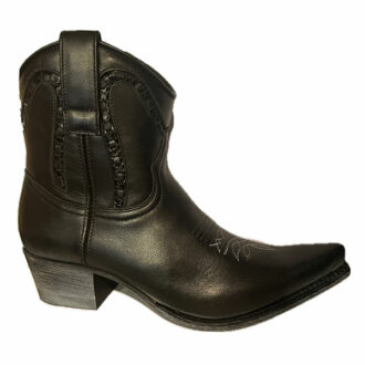 10771P bottes noir cuir marque Sendra country western femme la joya western Strasbourg