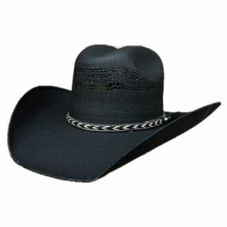 30199-Chapeau-cattleman-noir-country-western-paille-couleur-bleu-unisexe-la-joya-Strasbourg