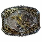 BKC8003 Boucle de ceinture country western rodeo unisexe