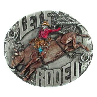BU-010-E-boucle-de-ceinture-Lets-Rodeo-avec-finition-emaillee-made-in-USA-pour-hommes-femmes-country-western-la-joya-western-Strasbourg