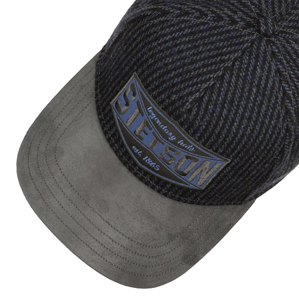 7740701 Casquette Stetson Trucker Cap Goat Suede Wool (bleu/gris) unisexe – Image 4