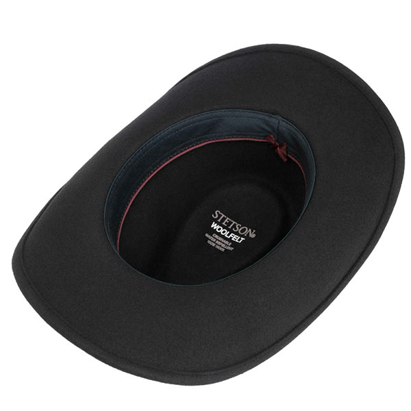 Ref: 3598126 Chapeau STETSON Western/Country noir Western Woolfelt unisexe – Image 3