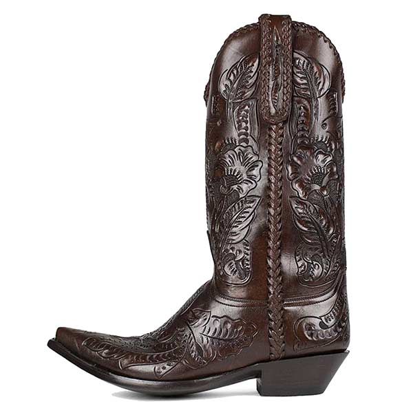 TUCSON-MEXICO-Sendra-botte-western-country-brun-SILLERO-CAFE-TABACO-MEDIO-marron-unisexe-la-joya-western-Strasbourg