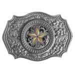 G-4653 Boucle de ceinture étoile de l'Ouest jaune country made in USA