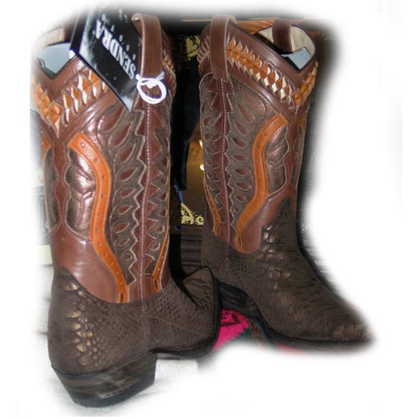10754 Bottes Sendra boots western marron limited femme – Image 2