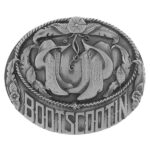 BU-014-P Boucle de ceinture ovale bottes country finition émaillée Fabriqué aux États-Unis