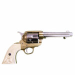 DENIX P1108L PISTOLET CROSSE BLANCHE ARGENT