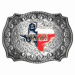 GS-610 Boucle de ceinture TEXAS Stars and Stripes unisexe
