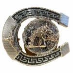 BKC1701 Boucle de ceinture fer à cheval country western unisexe