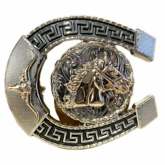 BKC1701 Boucle de ceinture fer à cheval country western unisexe