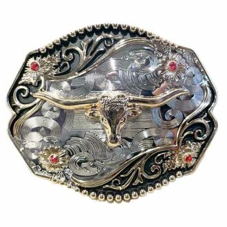 BKC2302-boucle-de-ceinture-tete-de-vache-unisexe-la-joya-western-Strasbourg