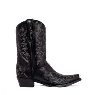 L3278-571-4L-9964 AGUILA MEX NOIR-bottes-MEXICANA-santiags-en-cuir-culeur-BENTLEY-DIJON-motif-aguila-rust-santiags-femme