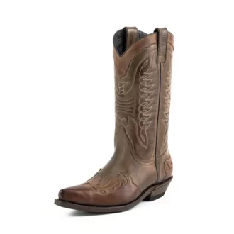 Mayura Boots 17 in Stbu Taupe / Stbu Ecotan western country noir unisexe la joya western Strasbourg France 4