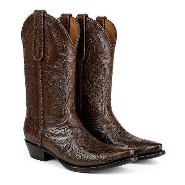 TUCSON-MEXICO-Sendra-botte-western-country-brun-SILLERO-CHOCOLATE-marron-unisexe-la-joya-western-Strasbourg