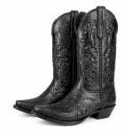 TUCSON-MEXICO-Sendra-botte-western-country-noir-SILLERO-NEGRO-unisexe-la-joya-western-Strasbourg