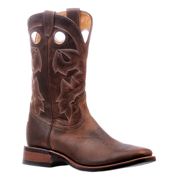 2979 boulet-botte-country-western-homme-cuir-marron-la-joya-western-Strasbourg