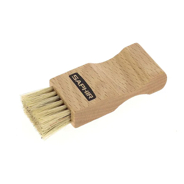 WA313_Brosse_pommadier_blanche_Saphir_France pour botte santiag country western la joya western Strasbourg