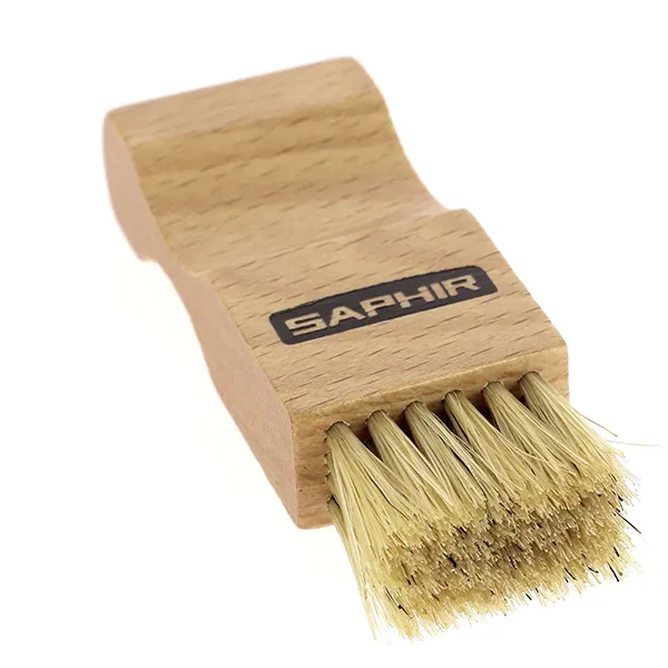 WA313_Brosse_pommadier_blanche_Saphir_France pour botte santiag country western la joya western Strasbourg