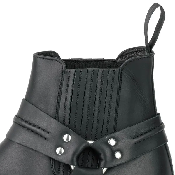 Mayura Boots 04 in Pull Grass Negro western country unisexe – Image 4