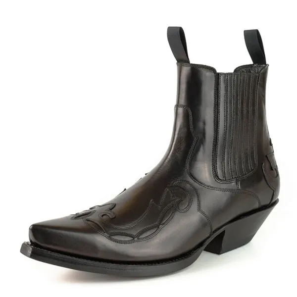 mayura-boots-austin-1931-negro western country unisexe la joya western Strasbourg France