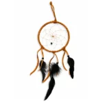 ref canada26-13A Capteur de rêves (diamètre 13cm) AMERINDIEN HURON 5 Nations Canada