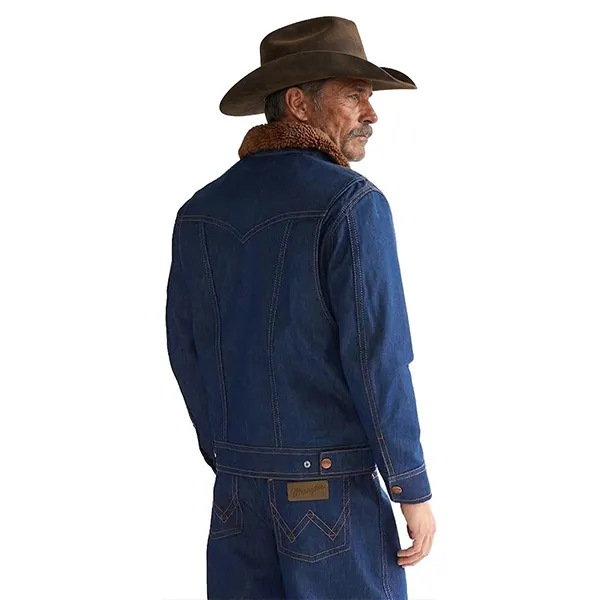 112386957 Wrangler Super Jeans Western Denim Jacket USA – Image 3