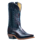 4928 Boulet-botte-country-western-femme-cuir-marron/ fuchsia-bou pointu la-joya-western-Strasbourgjpg
