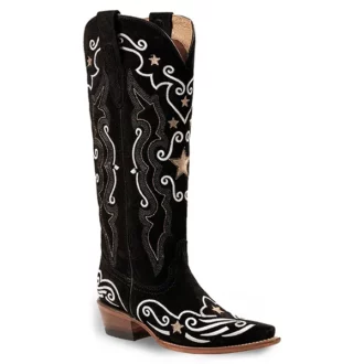 WBL_81 botte country western haute femme 100% cuir la joya western Strasbourg